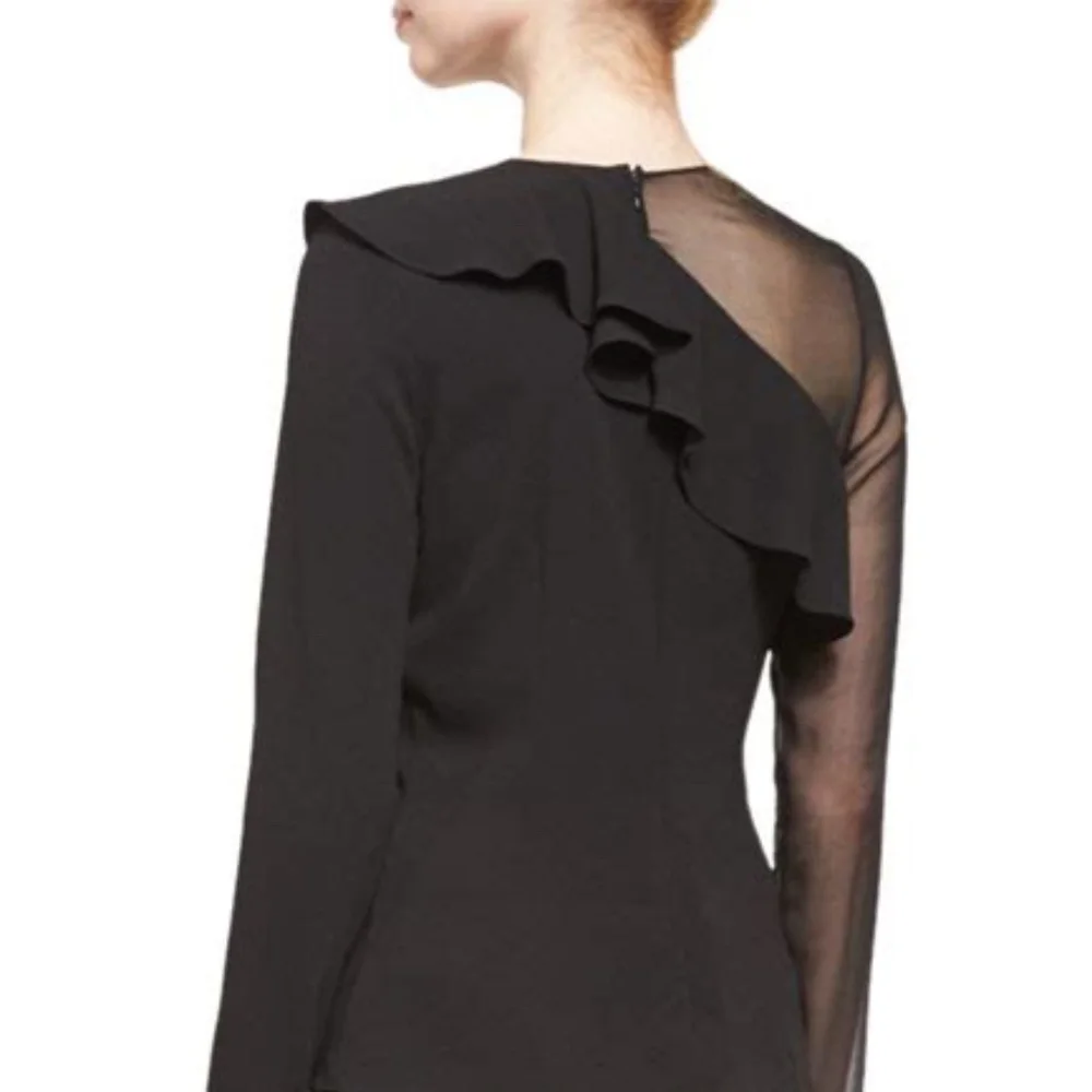 Cushnie Et Ochs Bella Ruffled Blouse size L - Picture 3 of 8